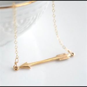 Gold Arrow Necklace